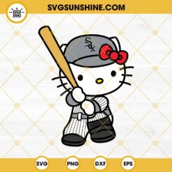 Hello Kitty Detroit Tigers SVG, Kitty Tigers SVG PNG DXF EPS