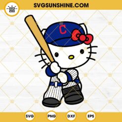 Hello Kitty Seattle Mariners Baseball SVG PNG DXF EPS