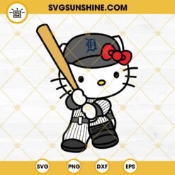 Hello Kitty San Diego Padres Baseball SVG PNG DXF EPS