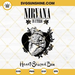 Nirvana SVG, 90s Rock Band SVG, Music Band SVG PNG DXF EPS Instant Download