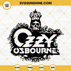 Ozzy Osbourne Logo SVG, Black Rain Album SVG, Heavy Metal Music SVG PNG DXF EPS