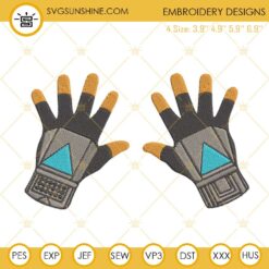 The Mandalorian Daddy Hands Machine Embroidery Designs, Funny Star Wars Embroidery Pattern Files