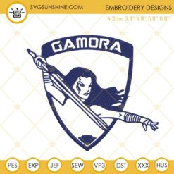 Gamora Logo Embroidery Design, Guardians Of The Galaxy 3 Embroidery File