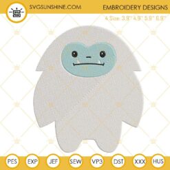Cute Yeti Machine Embroidery Designs