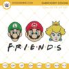 Super Mario Friends Embroidery Designs, Mario Bros Machine Embroidery Files