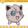 Jigglypuff Embroidery Designs, Pokemon Character Embroidery Files