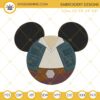 Han Solo Mickey Head Machine Embroidery Designs, Disney Star Wars Embroidery Files