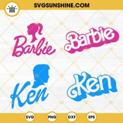 Barbie Jeep Car SVG, Pink Baby Doll 4×4 Off Road SVG, Vintage Palms And Sunset SVG, Barbie 2023 SVG PNG DXF EPS Files