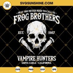 Frog Brothers Vampire Hunters SVG Cut Files