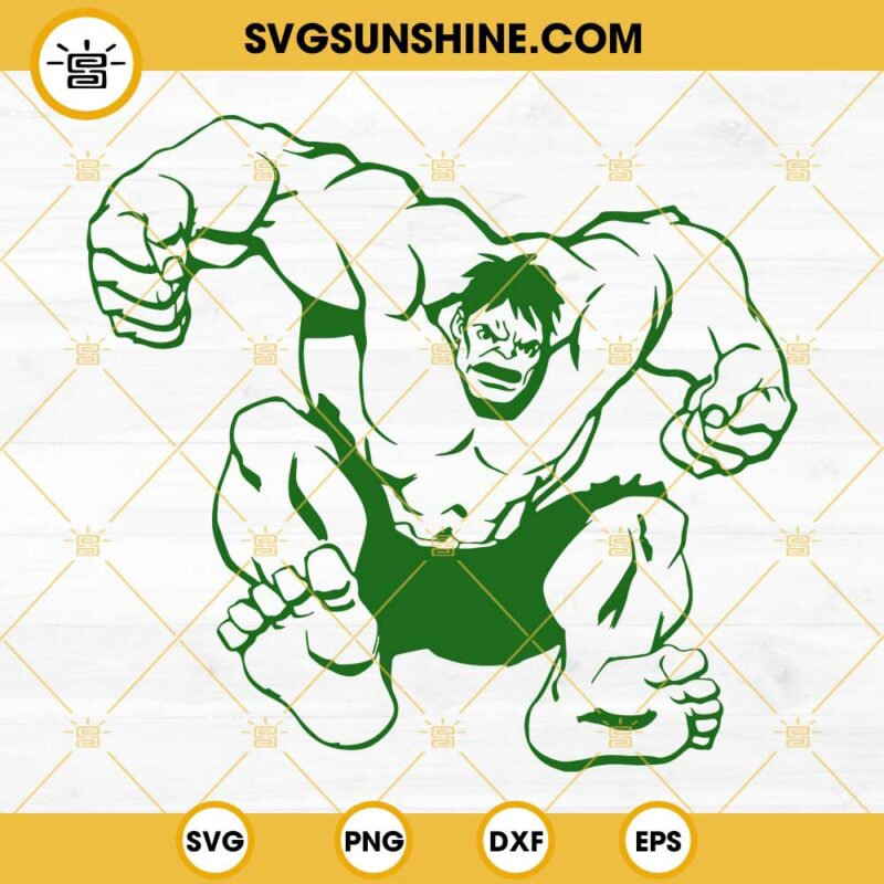 Hulk SVG PNG DXF EPS Files