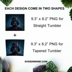 Darth Vader Constellation 20oz Skinny Tumbler Wrap PNG, Star Wars Tumbler Template PNG Sublimation Design