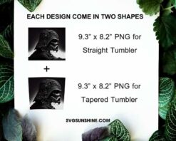Darth Vader Artwork 20oz Skinny Tumbler Wrap PNG, Star Wars Fine Art Tumbler Template PNG Sublimation