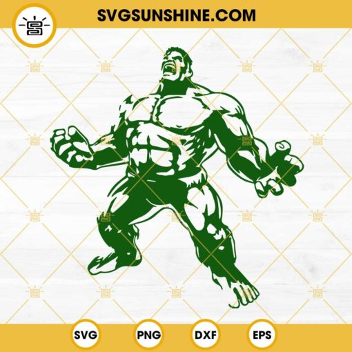 The Incredible Hulk SVG, Hulk SVG Cut Files For Cricut Silhouette