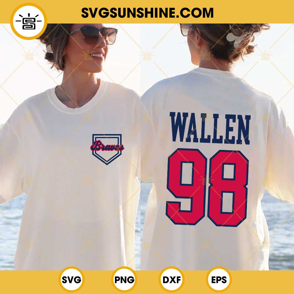 PNG SVG 98 Braves One Thing at a Time Morgan Wallen Design 