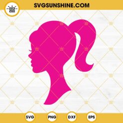 Barbie Head Logo SVG, Doll Head SVG, Doll SVG, Barbie SVG
