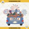 USA Truck PNG, Patriotic Truck PNG, 4th Of July Truck PNG, Happy Independence Day PNG