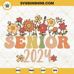 Senior 2024 Football SVG, Class Of 2024 SVG, Cheer Football 2024 SVG