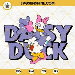 Daisy Duck SVG PNG DXF EPS Vector Clipart, Disneyland Ears SVG Cut file Silhouette Cricut