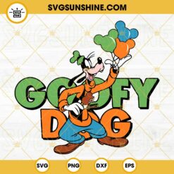 Goofy Retro Sunset Summer SVG, Goofy Dog Beach Vacation SVG, Disney World Summer SVG PNG DXF EPS