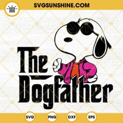 The Dog Father Snoopy SVG, Dog Dad SVG, Funny Snoopy Fathers Day SVG PNG DXF EPS