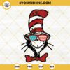 Dr Seuss 4th Of July SVG, Cat In The Hat USA Flag Sunglasses SVG PNG DXF EPS Cricut