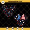 Mickey Minnie Head 4th Of July SVG, Disney Patriotic SVG, Happy Independence Day SVG PNG DXF EPS