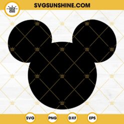 Mickey Head SVG PNG DXF EPS Cricut Files
