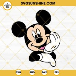 Mickey Mouse SVG, Mickey Smiling Pose SVG PNG DXF EPS Cricut