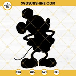 Mickey SVG, Disney Mickey Silhouette SVG PNG DXF EPS Digital Files