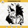 Naruto SVG, Naruto Uzumaki And Sasuke Face SVG, Anime SVG