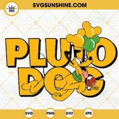Pluto Dog SVG, Mickey’s Dog SVG, Walt Disney Character SVG PNG DXF EPS Cricut