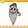 Jack Skellington Santa Hat Embroidery Design Files