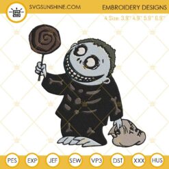 Shock Nightmare Before Christmas Machine Embroidery Design File