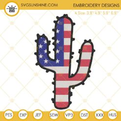 Retro America Embroidery Designs, 4th Of July Machine Embroidery Files