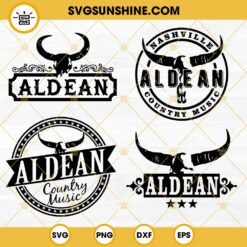 Jason Aldean SVG Bundle, Aldean Bull Skull SVG, Country Music SVG, Try That In A Small Town SVG