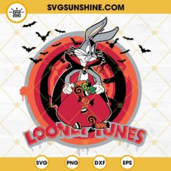 Bugs Bunny Pumpkin Halloween SVG, Looney Tunes SVG PNG DXF EPS