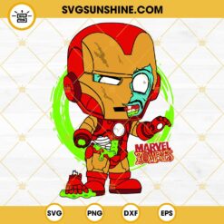 Iron Man Zombie SVG, Marvel SVG, Marvel Halloween SVG PNG DXF EPS