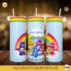 Care Bears Friends 20oz Skinny Tumbler Sublimation PNG, Bears Cartoon Tumbler Template PNG Download