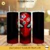 Spider Man 20oz Tumbler Sublimation PNG, Superhero Marvel Comics Tumbler Template PNG
