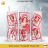 Pink Strawberry Shortcake 20oz Skinny Tumbler Wrap Design PNG