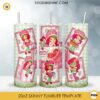 Raspberry Torte Strawberry Shortcake 20oz Skinny Tumbler Wrap Design PNG Digital Download