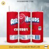 Air Heads 20oz Skinny Tumbler Wrap PNG, Candy Tumbler Template PNG Design