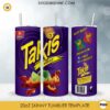 Takis Fuego 20oz Skinny Tumbler Wrap PNG, Chili Snack Tumbler Template PNG Design