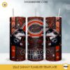 Chicago Bears Helmet 20oz Skinny Tumbler Sublimation Design PNG, Bears NFL Tumbler Template PNG Download