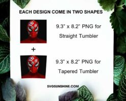Spider Man 20oz Tumbler Sublimation PNG, Superhero Marvel Comics Tumbler Template PNG