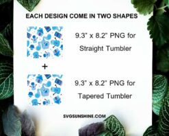 Blue's Clues 20oz Skinny Tumbler Wrap PNG, Dog Cartoon Tumbler Template PNG Design