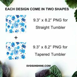 Blue’s Clues 20oz Skinny Tumbler Wrap PNG, Dog Cartoon Tumbler Template PNG Design