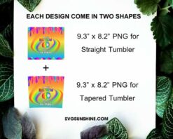I Am The Rainbow Sheep Of The Family 20oz Skinny Tumbler Wrap PNG, Funny LGBT Tumbler Template PNG