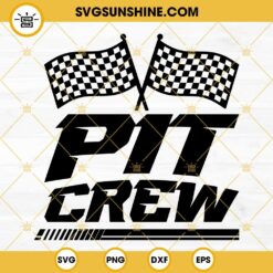 PIT CREW SVG, Race Car SVG, Racing SVG, Checkered Flag SVG
