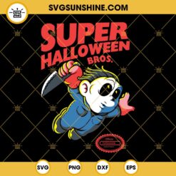 Super Mario Michael Myers SVG, Michael Myers SVG, Halloween Movies SVG PNG DXF EPS